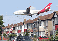 Landing at Heathrow